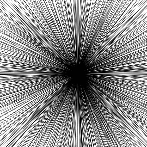 streckengeschwindigkeit abstact vektor - vanishing point diminishing perspective sunbeam abstract stock-grafiken, -clipart, -cartoons und -symbole