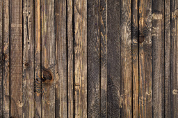 istock Old brown wood background, rustic wooden surface with copy space 1036066698