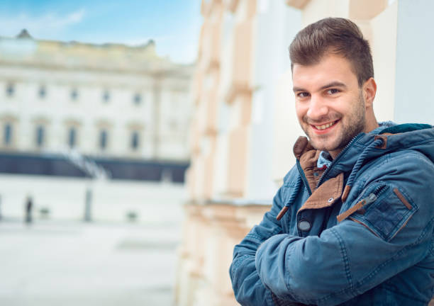 istock Portrait of Young handsome man smiling 1036082134
