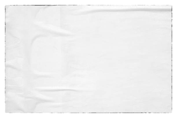istock Blank old ripped torn paper crumpled creased posters grunge textures backdrop background 1036104010