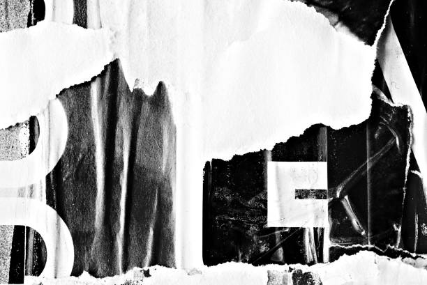 istock Blank old ripped torn paper crumpled creased posters grunge textures backdrop backgrounds 1036106296