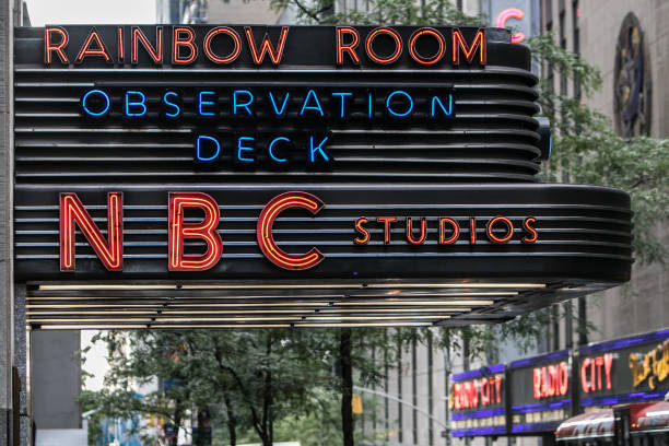 estudios de la nbc en nueva york - nbc fotografías e imágenes de stock