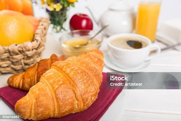 Breakfast Stock Photo - Download Image Now - Continental Breakfast, Apple - Fruit, Breakfast