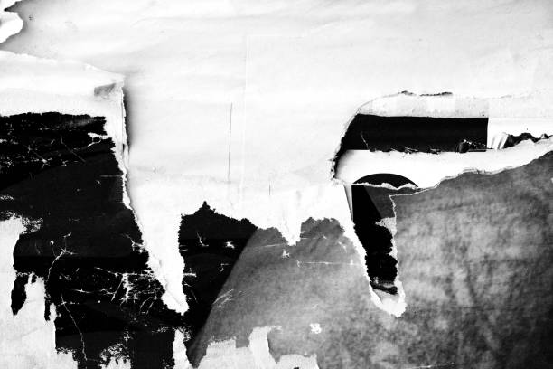 istock Blank old ripped torn paper crumpled creased posters grunge textures backdrop backgrounds space for text 1036124860