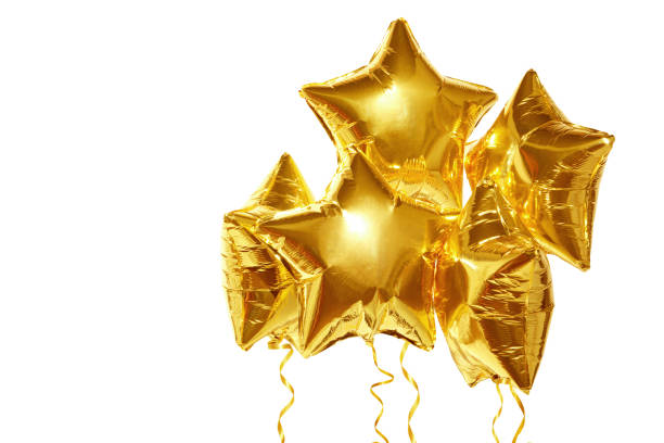 istock festive golden stars balls on white background 1036149102