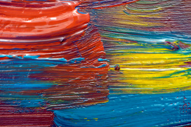 istock Abstract art background. Hand-painted background 1036151958