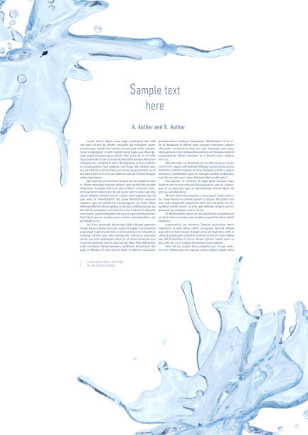 istock Water splash with water droplets isolated on light background. 3D illustration 1036152202