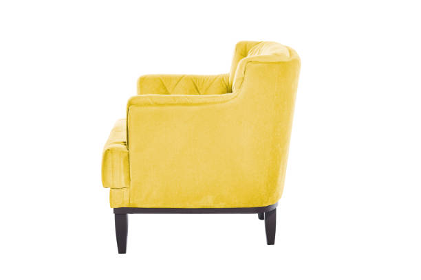 istock Beaultiful armchair. Modern designer chair on white background. Texture chair. 1036156496