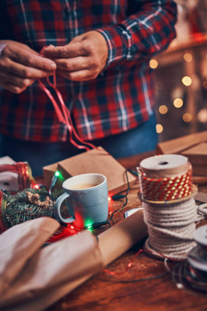 istock Wrapping and Decorating Christmas Presents 1036181488