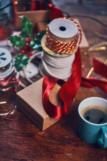 istock Wrapping and Decorating Christmas Presents 1036181558