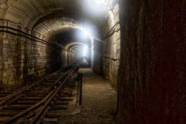 istock Air pollution in the workplace in the underground mine 1036181680