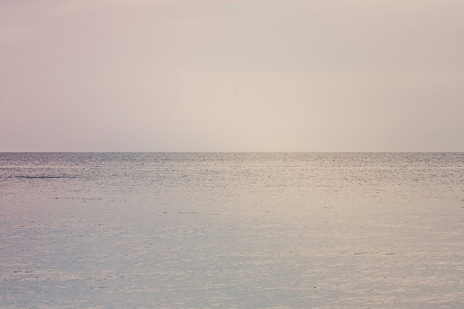 Resumen mar pálido y fondo de cielo naturaleza - paisaje marino photo