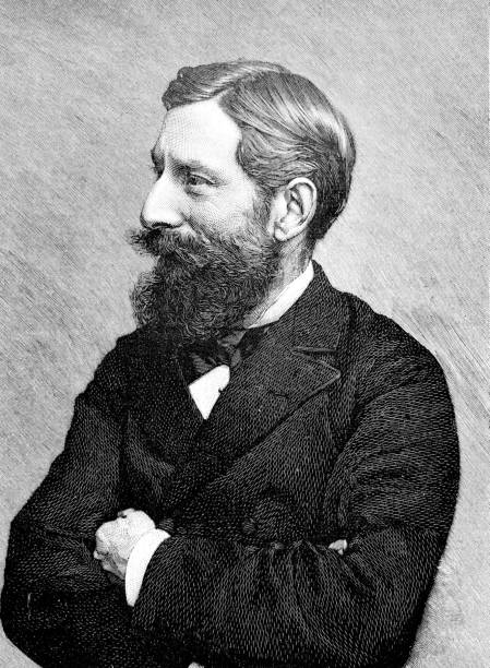 istock Portrait of Carl Saltzmann, german painter, 1847-1923 1036199034