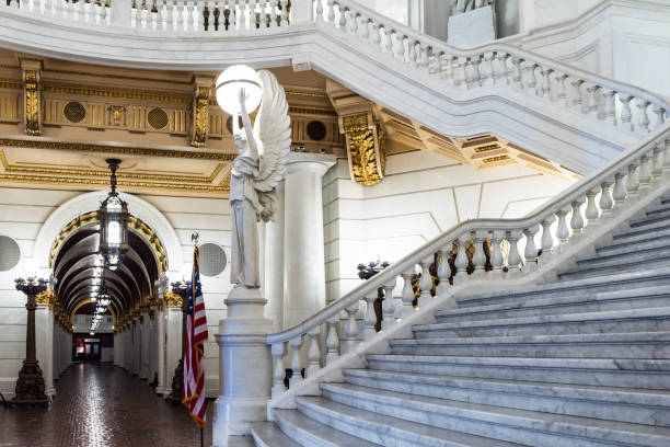 istock Pennsylvania State Capitol Ivory Stairs 1036206370