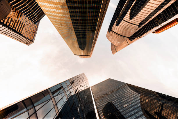 istock Skyscrapers in financial district 1036218326