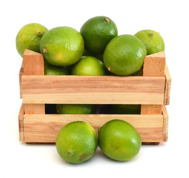 istock A green lemons on wooden box 1036223662