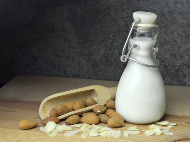 istock Almond drink organic bio wege 1036228086