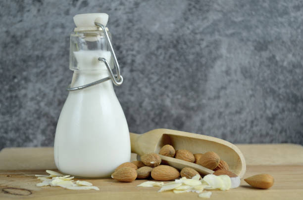 istock Almond drink organic bio wege 1036230676