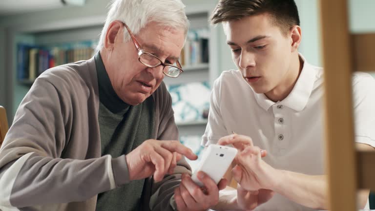 Old Person Using Api 198,000+ Older People Using Technology Stock Videos and Royalty-Free ...