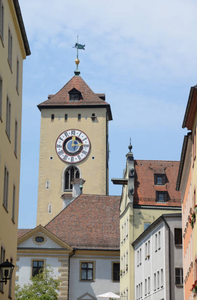 istock Town Hall Tower in Regensburg 1036234296