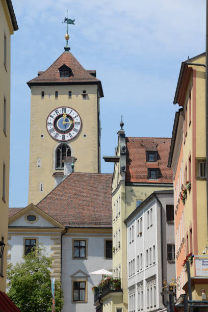 istock Town Hall Tower in Regensburg 1036234300