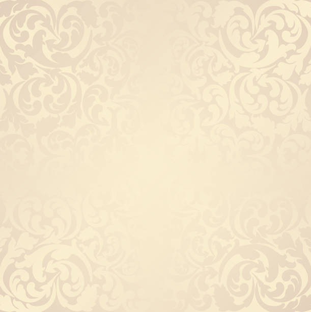 beige background beige background with floral elements beige background illustrations stock illustrations