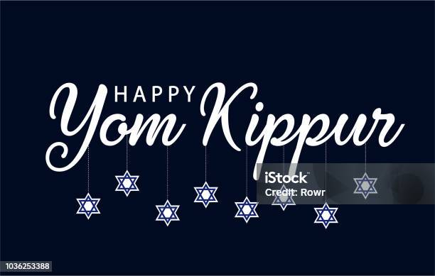 Yom Kippur Mavi Stok Vektör Sanatı & Yom Kippur‘nin Daha Fazla Görseli - Yom Kippur, Mutluluk, Musevilik