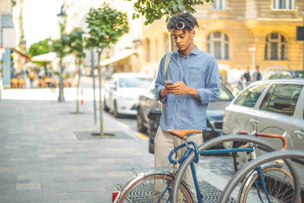 istock Young man is on the move in the city 1036256926
