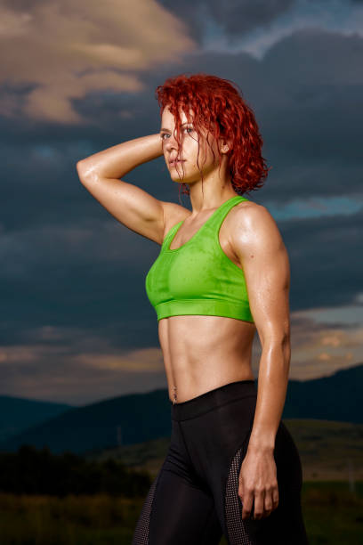 istock sweat woman in the sunset 1036275376