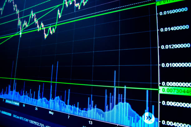 istock Full Frame Of Data On Computer Monitor 1036286346
