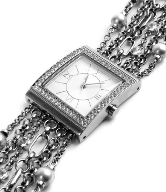 istock Close-Up Of Wristwatch Over White Background 1036287292