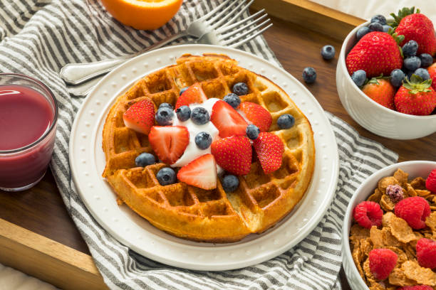 istock Healthy Homemade Breakfast in Bed 1036295050