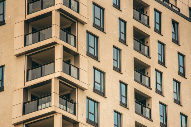 istock Modern apartment buildings 1036296184