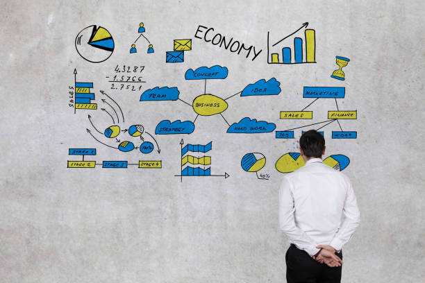 istock Businessman looking at his thoughts 1036309690