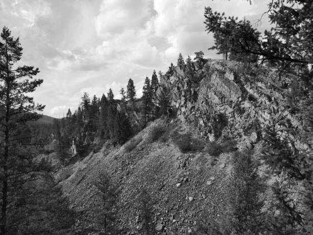 istock Hiking the hills in Black and White 1036312932