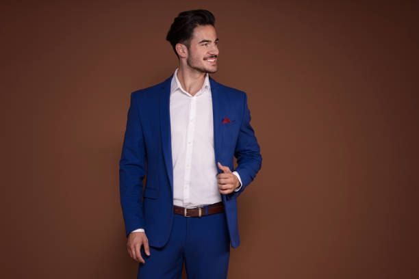 istock Elegant young businessman in suit. 1036355588