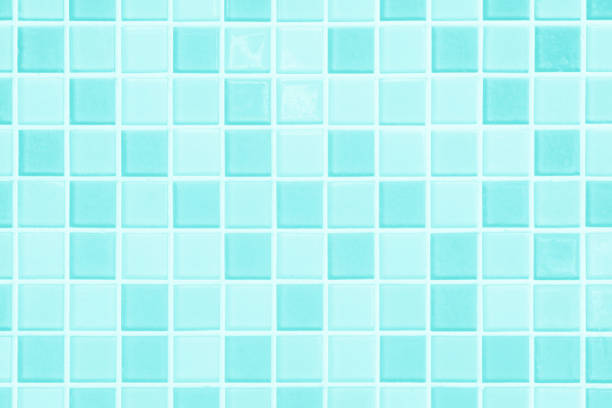 istock Pastel Blue the tile wall high resolution real photo or brick seamless and texture interior background. 1036445524