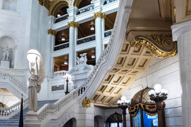 istock Pennsylvania State Capitol Ivory Stairs 1036465898