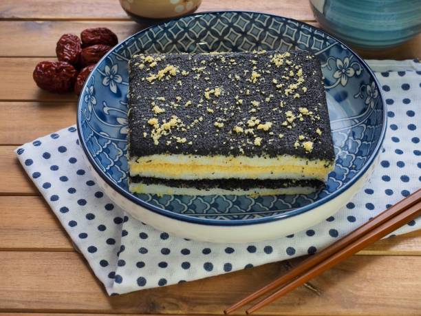 istock Asian food Black sesame glutinous rice cake 1036469180