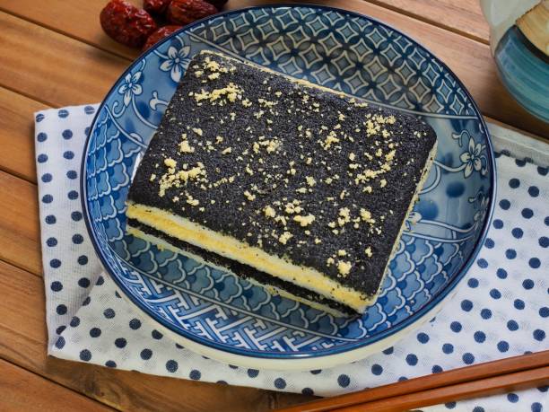 istock Asian food Black sesame glutinous rice cake 1036469274