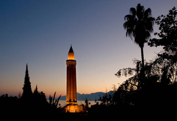 Yivli Minare Mosque in Antalya, Turkey
