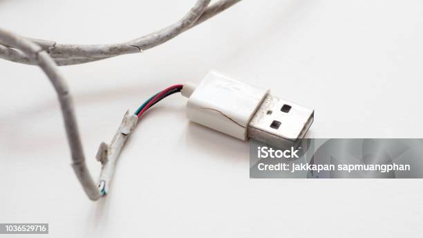 Wires Images Ripped Torn Wire Wires On White Background Stock Photo - Download Image Now ...