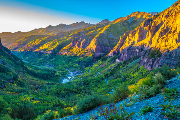 istock Beautiful Sunset Fall Hike in Telluride, Colorado 1036533252