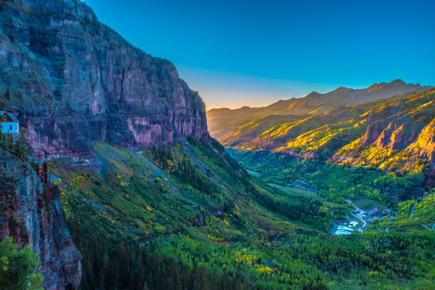 istock Beautiful Sunset Fall Hike in Telluride, Colorado 1036533268