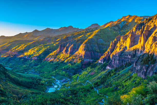 istock Beautiful Sunset Fall Hike in Telluride, Colorado 1036533336