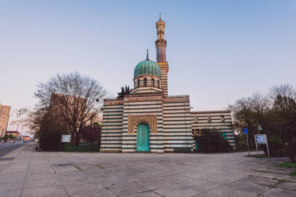 April, 9th, 2017 - Potsdam, Brandenburg, Germany. Potsdam Pump House is a waterworks built in form of arabic mosque. One of unknown city landmarks.