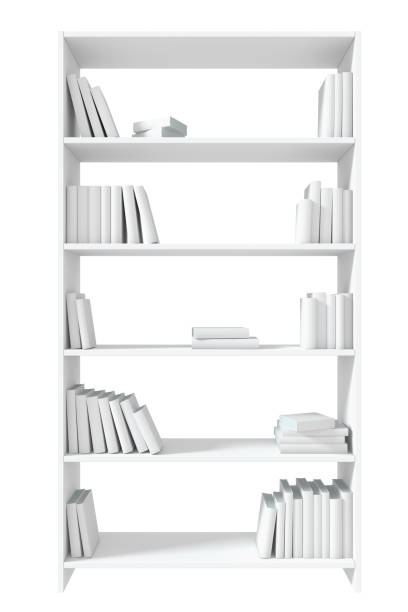 istock White bookcase with many books isolated 1036569304
