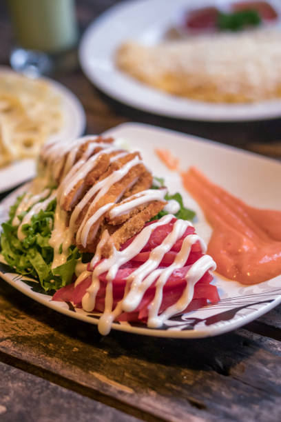 istock Chicken Katsu and Salad with Mayonaise dressing 1036622200