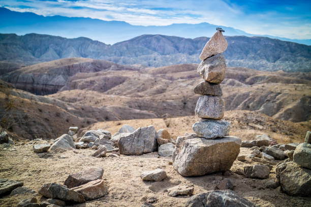 istock Stacking Stones in Mecca Hills Palm Spring, California 1036625372