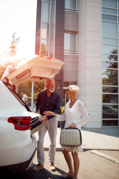 istock Senior Couple In Hotel 1036630956